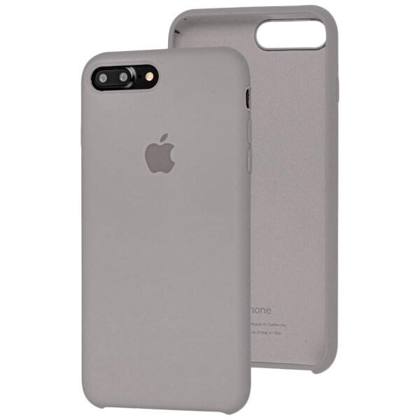 Акція на Чехол Silicone Case для Apple iPhone 7 Plus / 8 Plus Grey Mocco від Allo UA