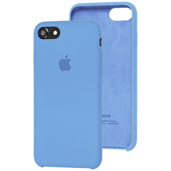 

Чехол Silicone Case для Apple iPhone 7 / 8 / SE 2020 Grey Blue