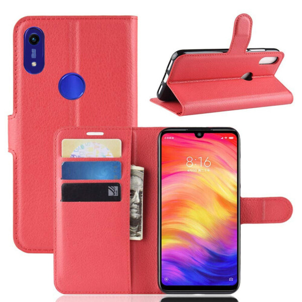 

Чехол-книжка Litchie Wallet для Honor 8A / 8A Pro / Huawei Y6s Красный