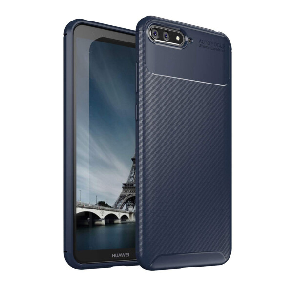 

Чехол Carbon Case Huawei Y6 2018 Синий