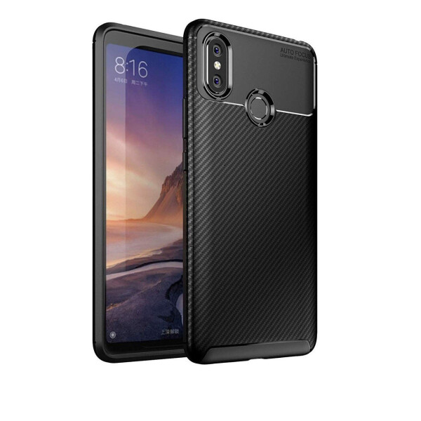 

Чехол Carbon Case Xiaomi Mi Max 3 Черный