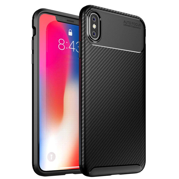 

Чехол Carbon Case Apple iPhone XS Max Черный