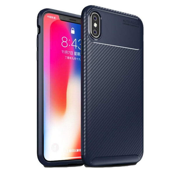 

Чехол Carbon Case Apple iPhone X / iPhone XS Синий
