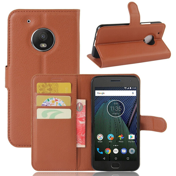 

Чехол-книжка Litchie Wallet для Motorola Moto G5 XT1676 Коричневый