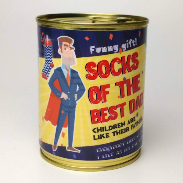 

Сувенир Canned Socks Of The Best Dad - Gift For Father - Gift Father`s Day