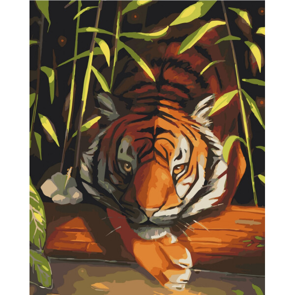 

Картина по номерам. Art Craft Бенгальский тигр 40x50 см 11618-AC