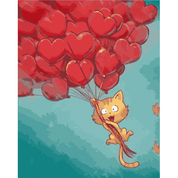 

Картина по номерам. Art Craft Кошачья мечта 40x50 см 15551-AC