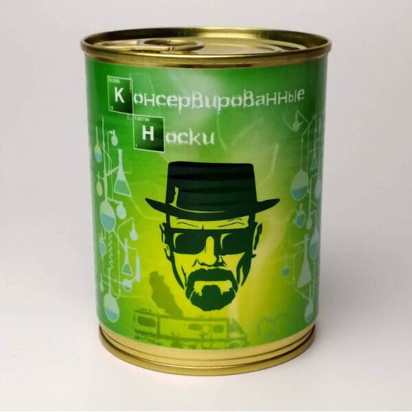 

Консервированные Носки Во Все Тяжкие Женские - Оригинальный Подарок В Банке
