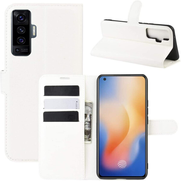 

Чехол-книжка Litchie Wallet для Vivo X50 White