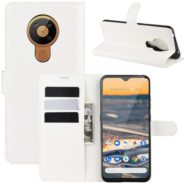 

Чехол-книжка Litchie Wallet для Nokia 5.3 White