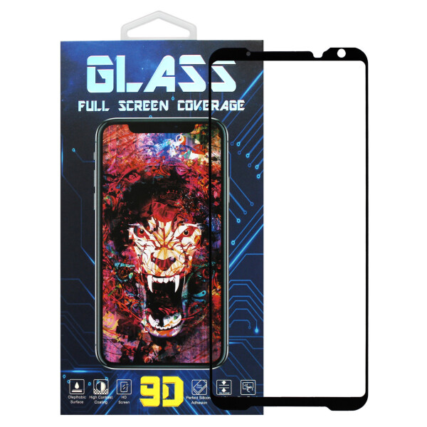 

Защитное стекло Premium Glass 9D Full Glue для Asus ZS660KL Rog Phone 2 Black