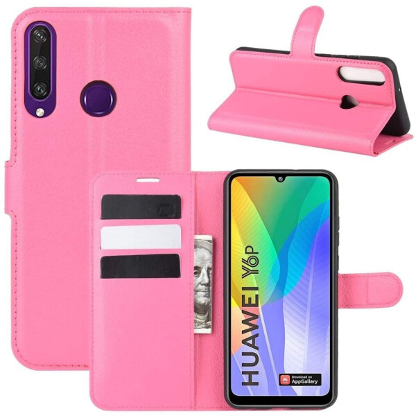 

Чехол-книжка Litchie Wallet для Huawei Y6p Rose