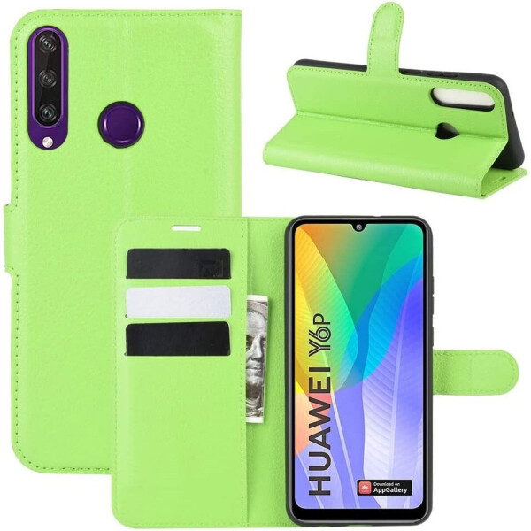 

Чехол-книжка Litchie Wallet для Huawei Y6p Green
