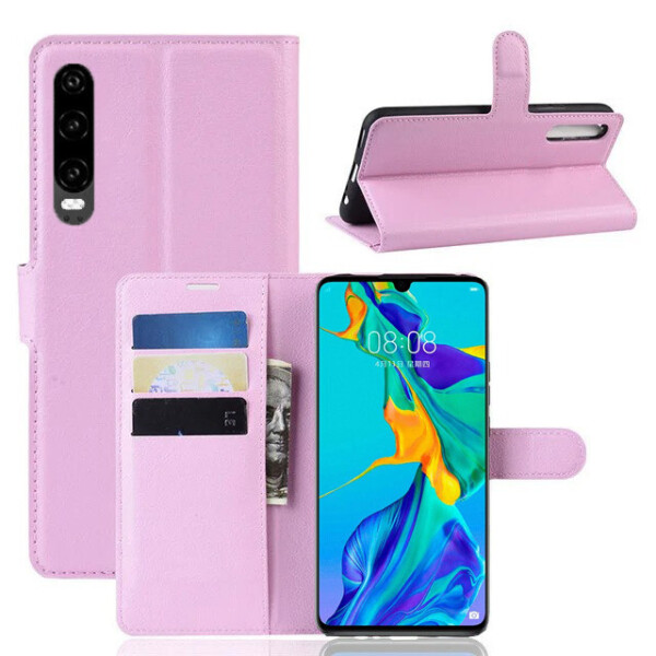 

Чехол-книжка Litchie Wallet для Huawei P30 Pink