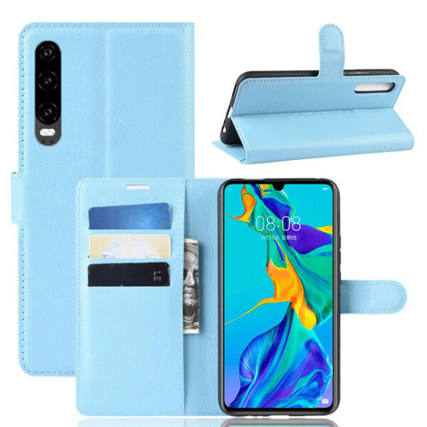 

Чехол-книжка Litchie Wallet для Huawei P30 Blue