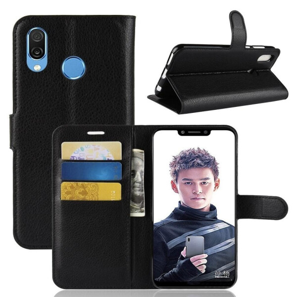 

Чехол-книжка Litchie Wallet для Honor Play Black