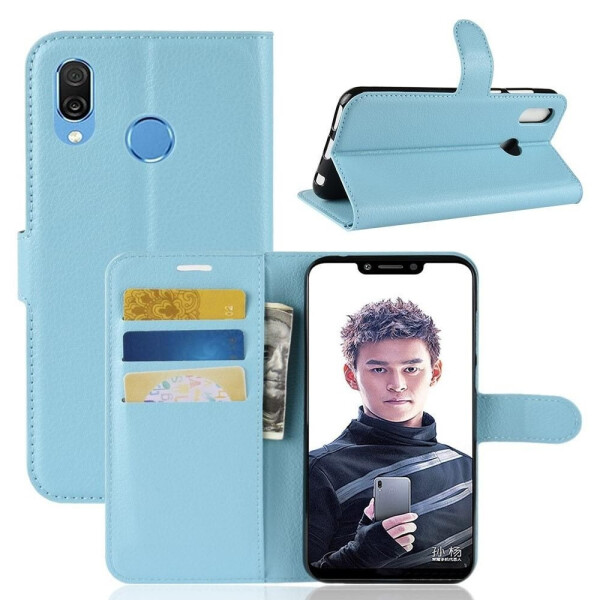 

Чехол-книжка Litchie Wallet для Honor Play Blue