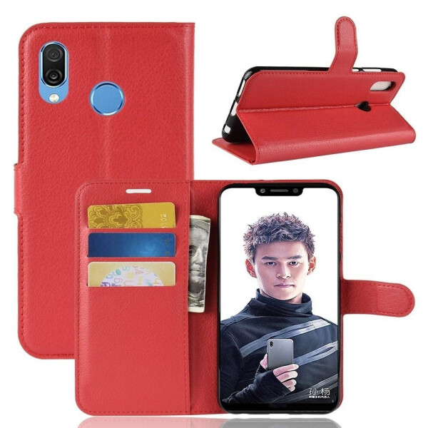 

Чехол-книжка Litchie Wallet для Honor Play Red