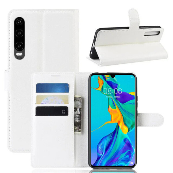 

Чехол-книжка Litchie Wallet для Huawei P30 White