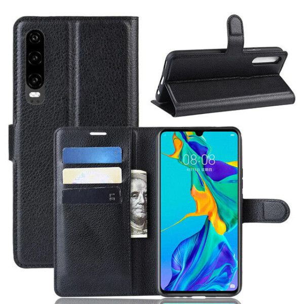 

Чехол-книжка Litchie Wallet для Huawei P30 Black