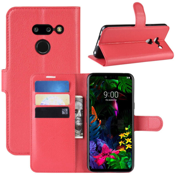 

Чехол-книжка Litchie Wallet для LG G8 ThinQ Red