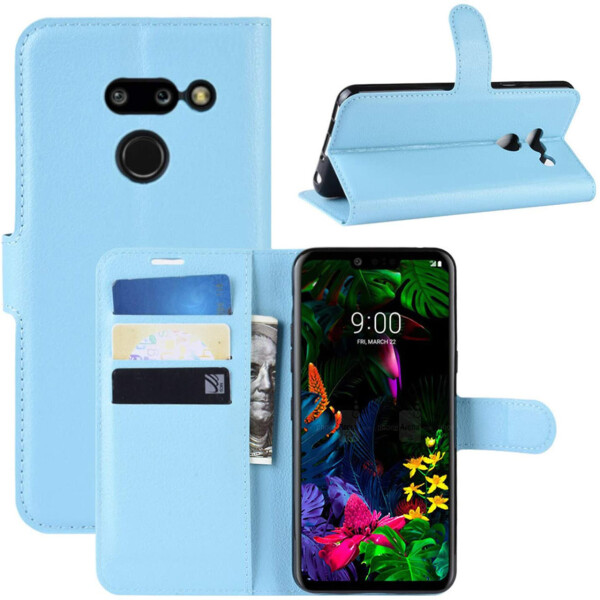 

Чехол-книжка Litchie Wallet для LG G8 ThinQ Blue