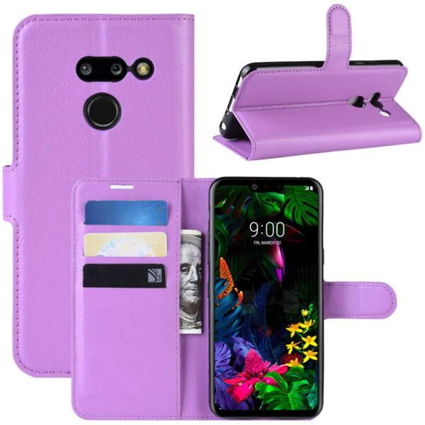 

Чехол-книжка Litchie Wallet для LG G8 ThinQ Rose