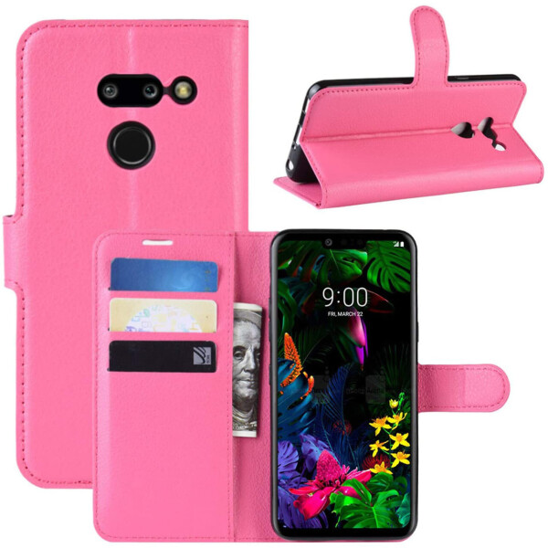 

Чехол-книжка Litchie Wallet для LG G8 ThinQ Rose