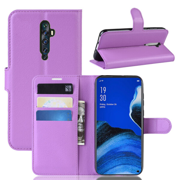 

Чехол-книжка Litchie Wallet для Oppo Reno 2 Violet