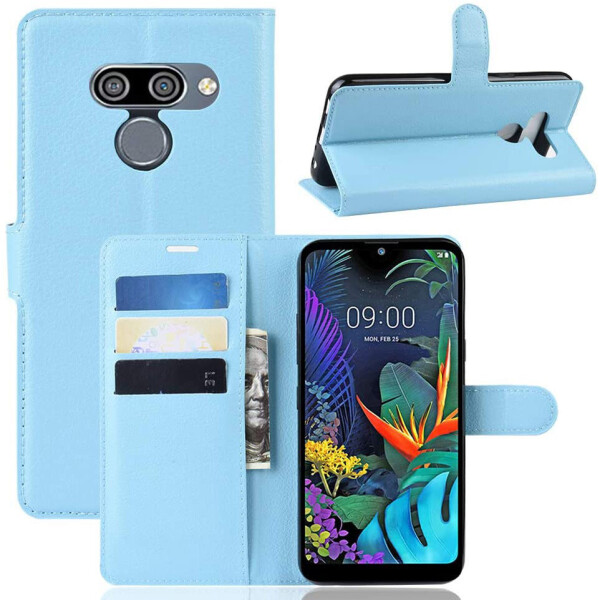 

Чехол-книжка Litchie Wallet для LG K50 / Q60 Blue