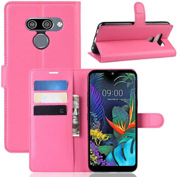 

Чехол-книжка Litchie Wallet для LG K50 / Q60 Rose