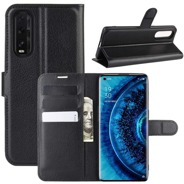 

Чехол-книжка Litchie Wallet для Oppo Find X2 Black