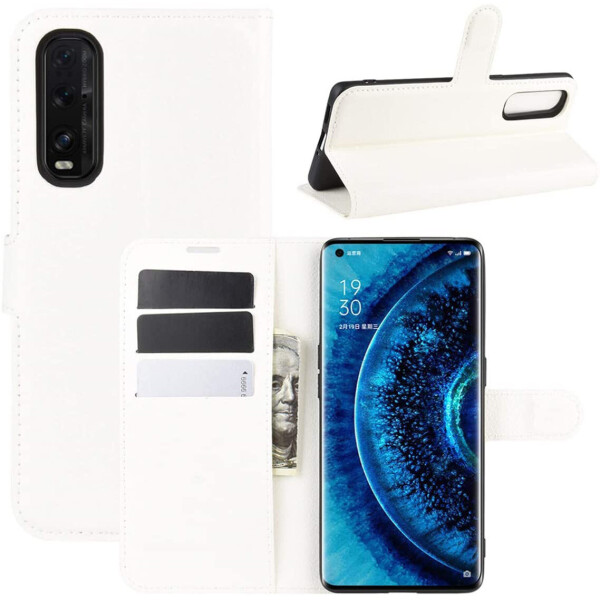 

Чехол-книжка Litchie Wallet для Oppo Find X2 White