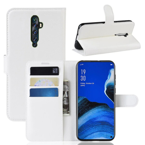 

Чехол-книжка Litchie Wallet для Oppo Reno 2Z White