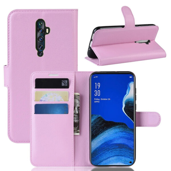 

Чехол-книжка Litchie Wallet для Oppo Reno 2Z Pink