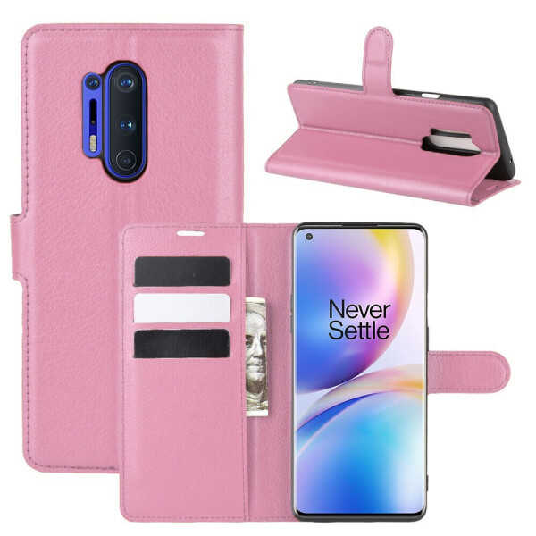 

Чехол-книжка Litchie Wallet для OnePlus 8 Pro Pink