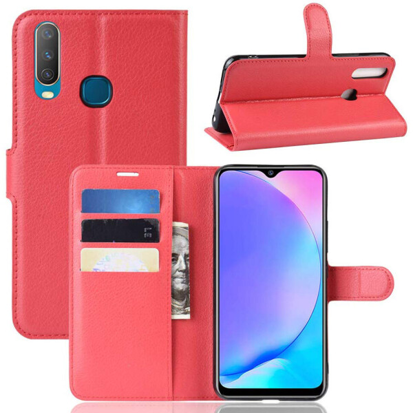 

Чехол-книжка Litchie Wallet для Vivo Y17 / Y3 Red