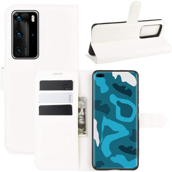 

Чехол-книжка Litchie Wallet для Huawei P40 Pro White