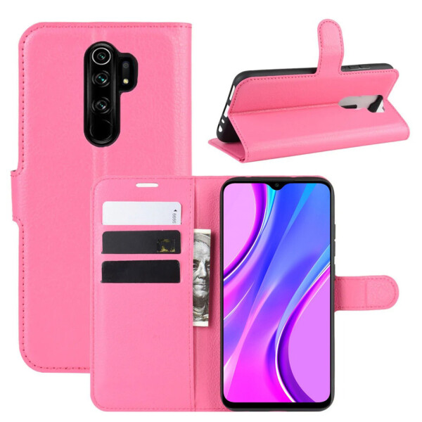 

Чехол-книжка Litchie Wallet для Xiaomi Redmi 9 Rose