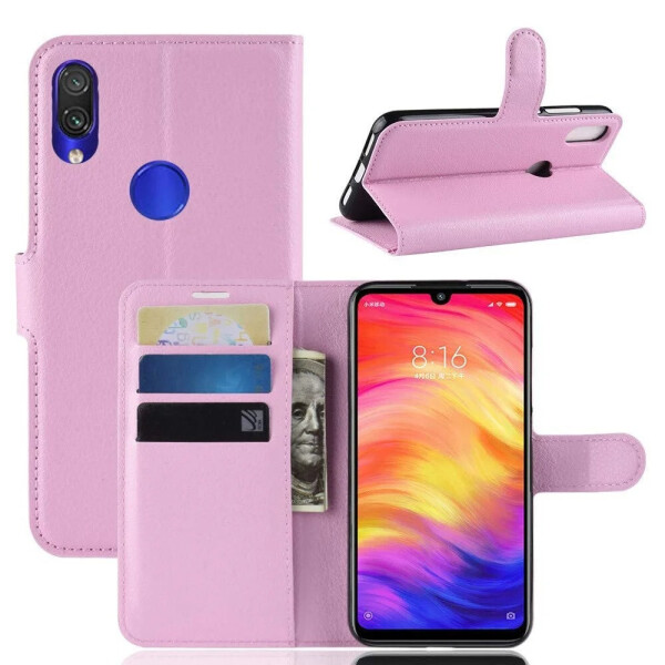 

Чехол-книжка Litchie Wallet для Xiaomi Redmi 7 Pink