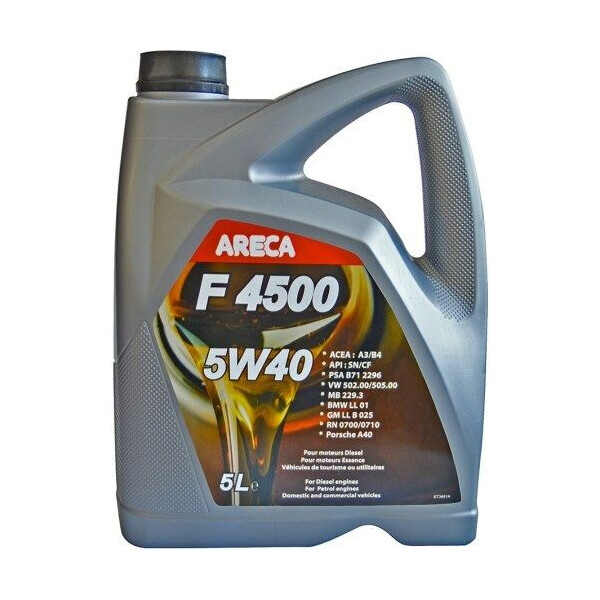 

Моторное масло ARECA F4500 ESSENCE 5W-40 5л