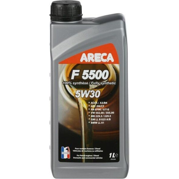 

Моторное масло ARECA F5500 5W-30 1л