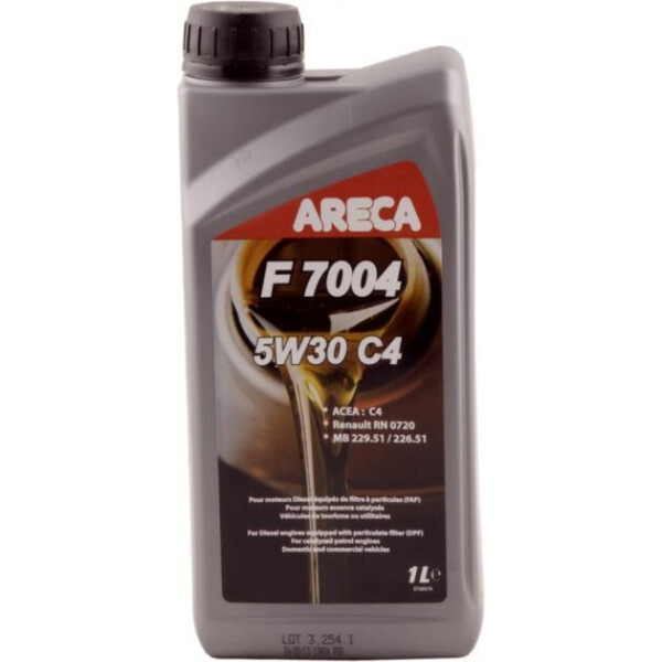 

Моторное масло ARECA F7004 5W-30 C4 1л