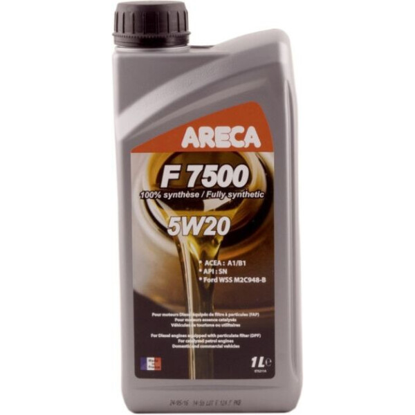 

Моторное масло ARECA F7500 5W-20 EcoBoost 1л