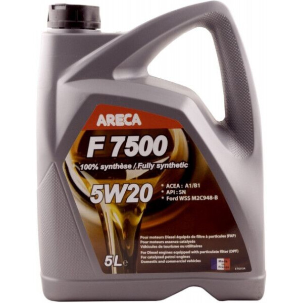 

Моторное масло ARECA F7500 5W-20 EcoBoost 5л