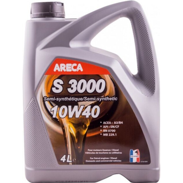 

Моторное масло ARECA S3000 10W-40 4л