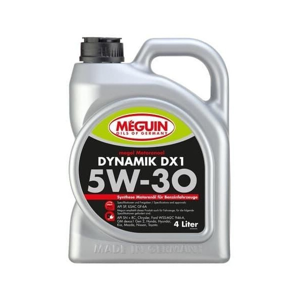 

Моторное масло Meguin DYNAMIK DX15W-30 4л