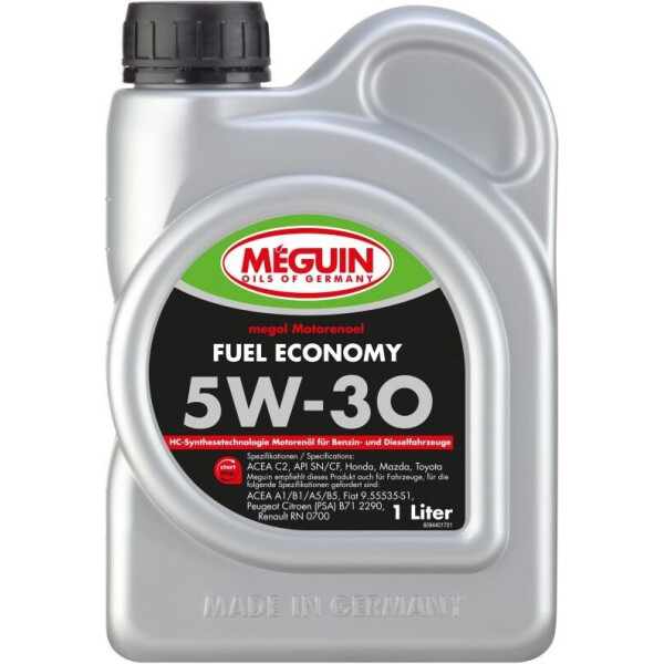 

Моторное масло Meguin FUEL ECONOMY5W-30 1л