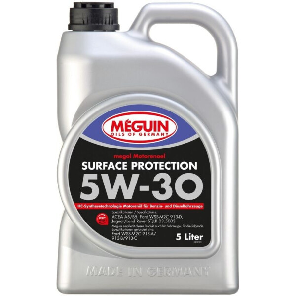 

Моторное масло Meguin SURFACE PROTECTION5W-30 5л