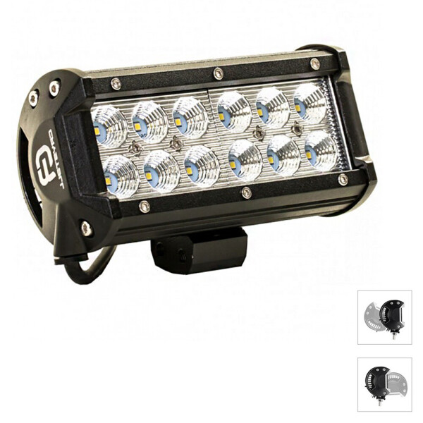 

Автофара LightX 12 LED SPOT фара 5D-36W автомобильная на светодиодах Черная